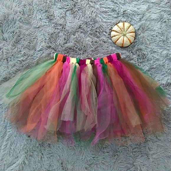 Vintage Dresses & Skirts - Rainbow Tutu Ballerina Kawaii Cosplay Skirt